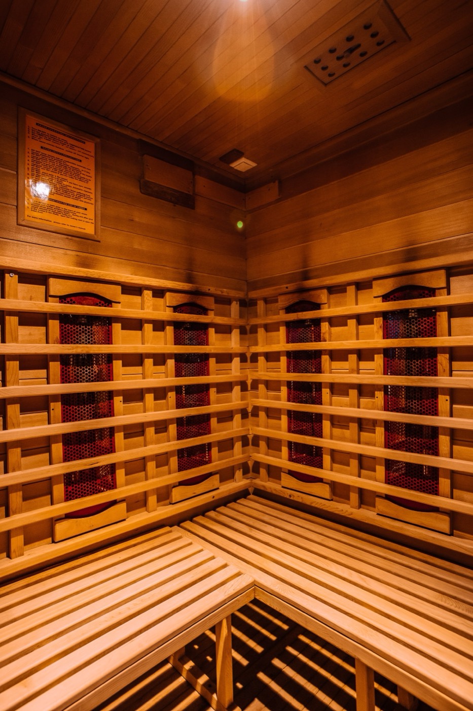 Infrared sauna at private sauna Sauna Privada