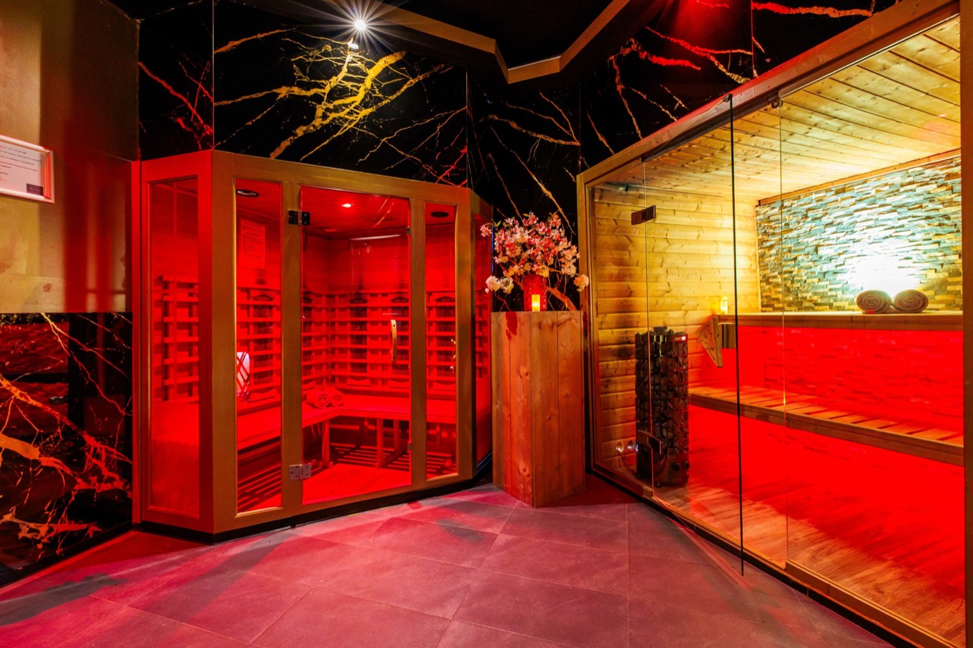 Private sauna Room 1 at Sauna Privada in Rotterdam