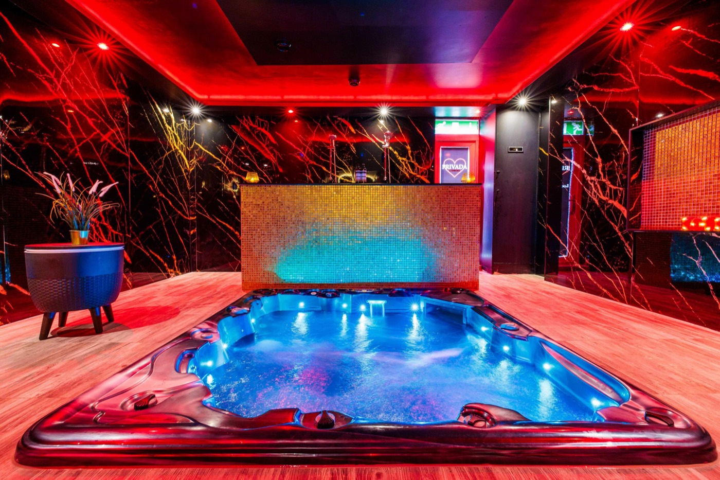 The private rooms of Sauna Privada in Rotterdam