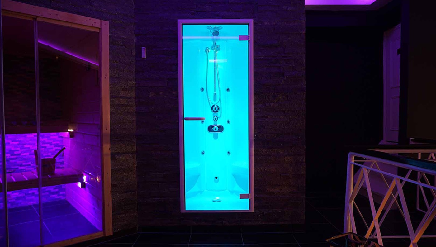 Steam room at Sauna Privada Rotterdam